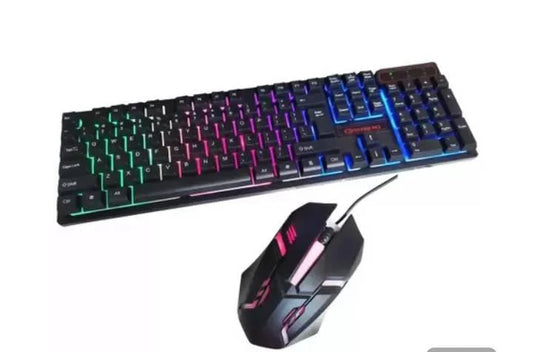 2 u 1 Tastatura i miš sa LED osvetljenjem