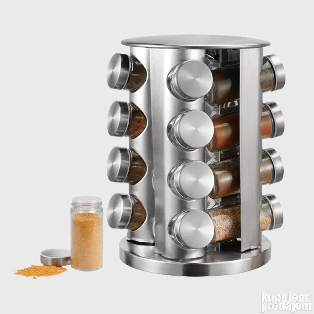16 u 1 Veliki stalak za začine sa 16 posudica