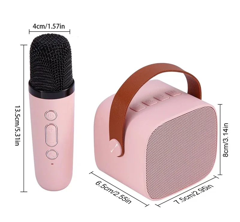 Karaoke bežični zvučnik sa 2 mikrofona