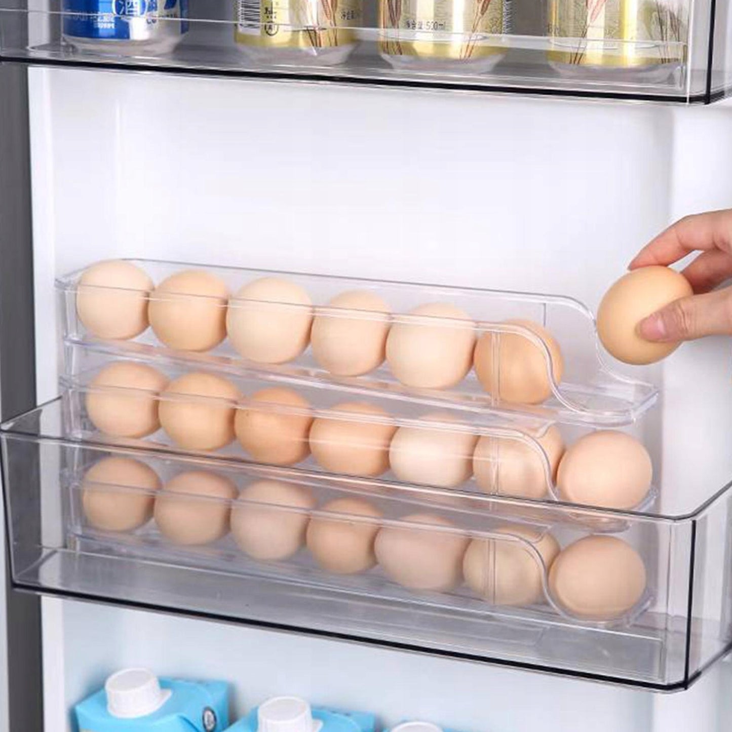 Organizator za jaja na 3 nivoa
