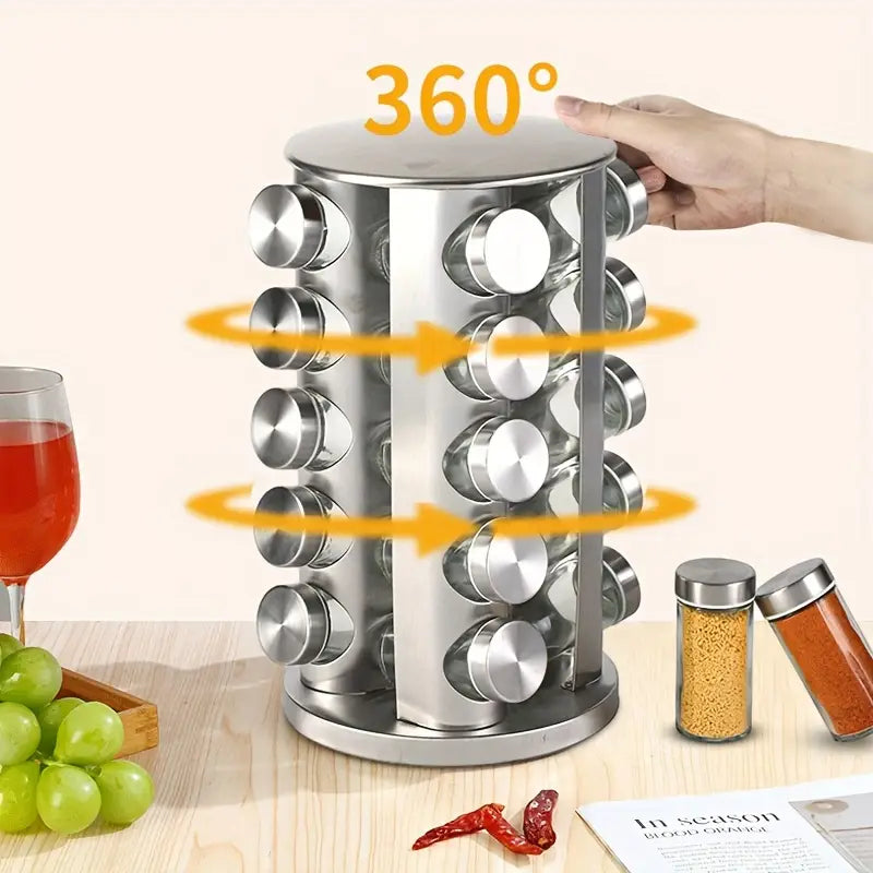 16 u 1 Veliki stalak za začine sa 16 posudica