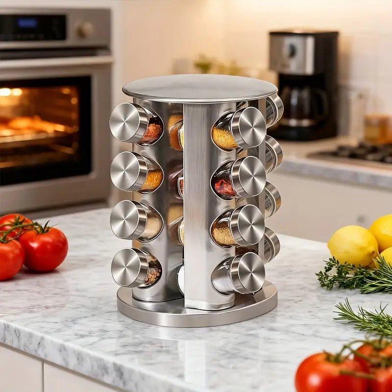 16 u 1 Veliki stalak za začine sa 16 posudica