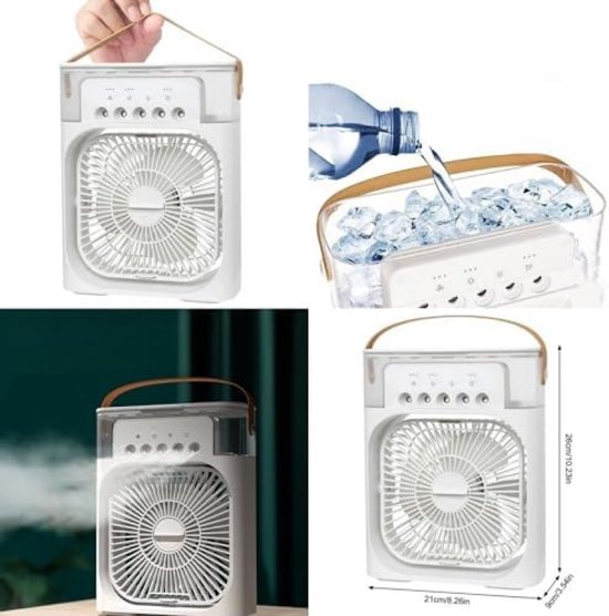 Prenosiva mini klima ventilator 3u1