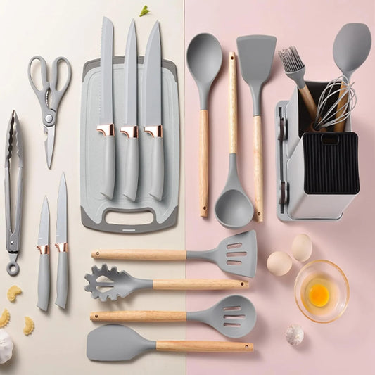 Kuhinjski silikonski set od 19 delova