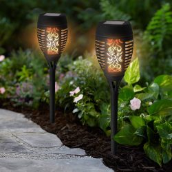 Solarne lampe-baklje set 4 komada