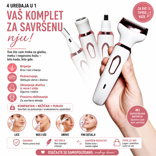 4 u 1 Električni trimer