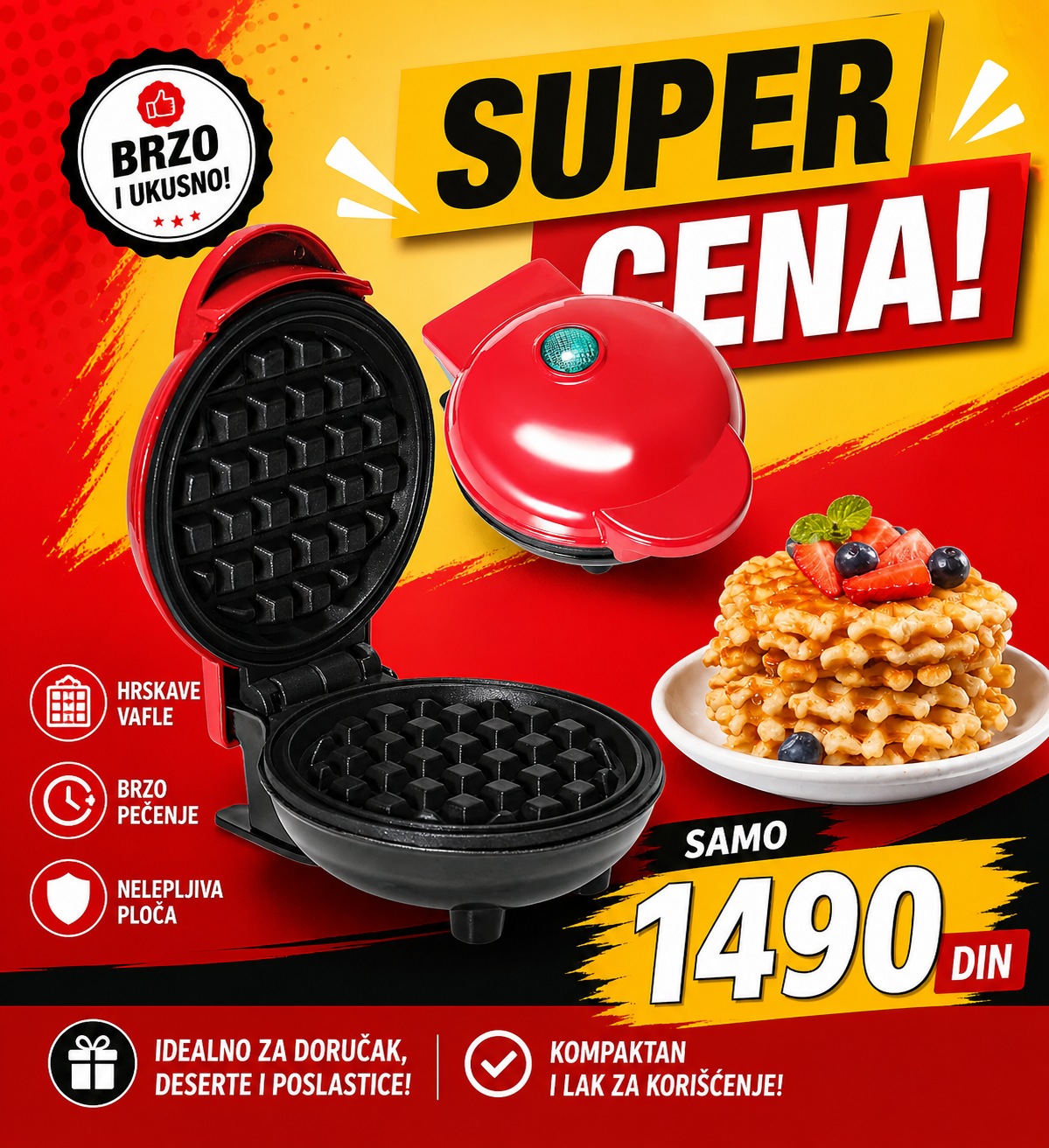 Aparat za galete/bakin kolač ( mini )