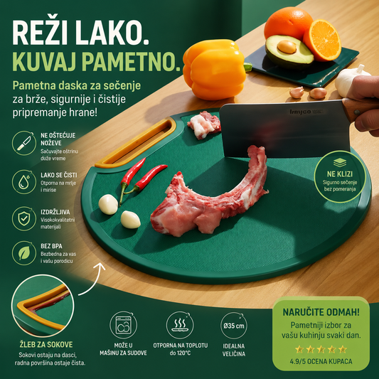 Antibakterijska daska za sečenje