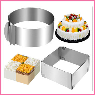 Podesivi kalupi za torte set 2 komada
