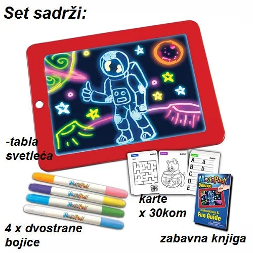 Magična svetleća tabla za crtanje