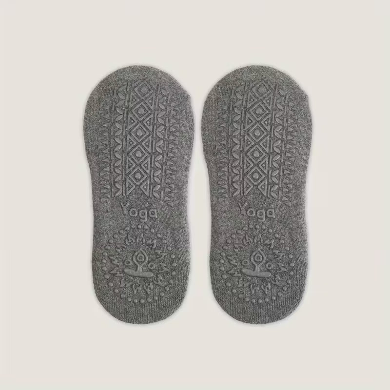 Čarape Sokne Protiv Klizanja - 2 para za jogu, pilates, ples, vel 30-40