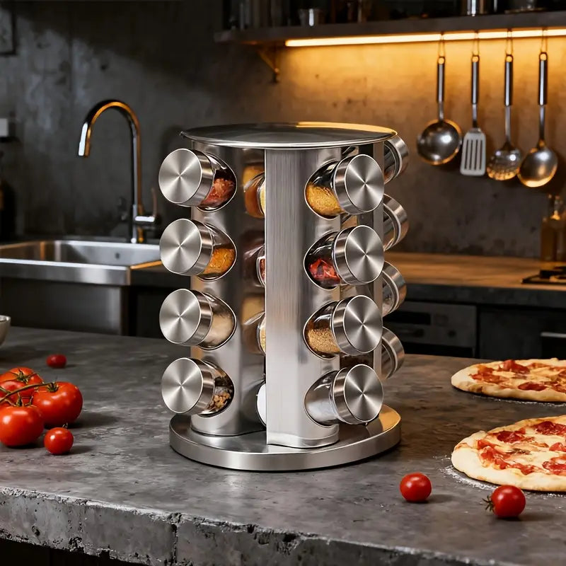 16 u 1 Veliki stalak za začine sa 16 posudica