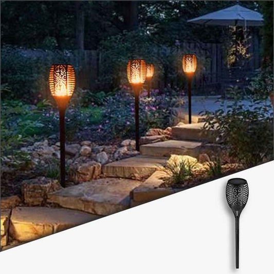 Solarne lampe-baklje set 4 komada