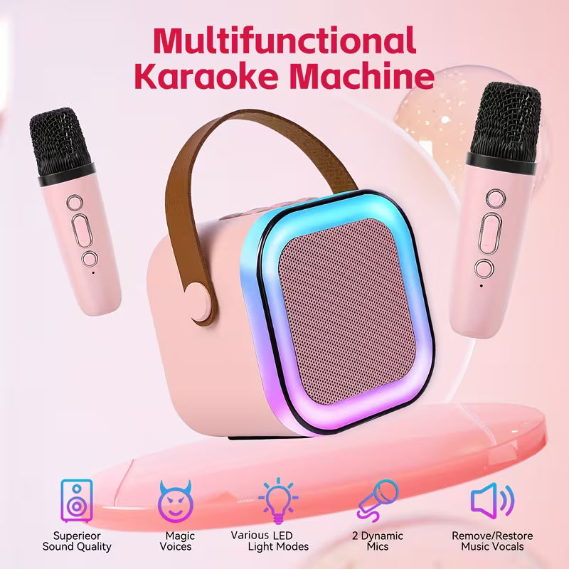 Karaoke bežični zvučnik sa 2 mikrofona