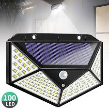 Solarni reflektor za dvorište i baštu sa 100 LED dioda set 4 komada
