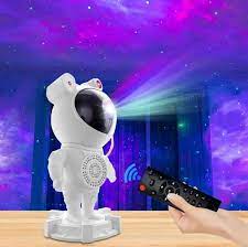Lampa i projektor astronaut zvezdano nebo sa zvucnikom