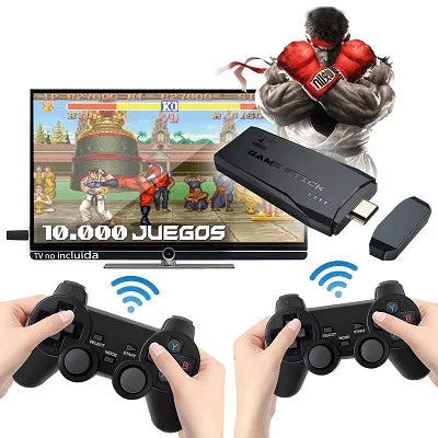 Retro konzola u stiku-2 bežična džojstika